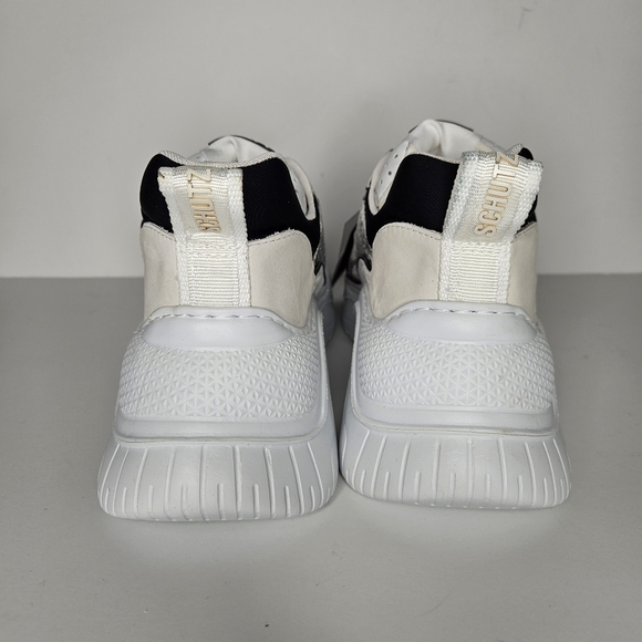 SCHUTZ Kid Suede Nappa and Snake Mix Material Sneaker Size 8.5 New - Picture 5 of 10